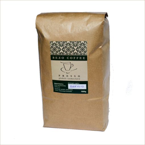 BEZO Espresso szemes/őrölt pörkölt kávé 1000g