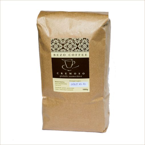 BEZO Crema szemes/őrölt pörkölt kávé 1000g