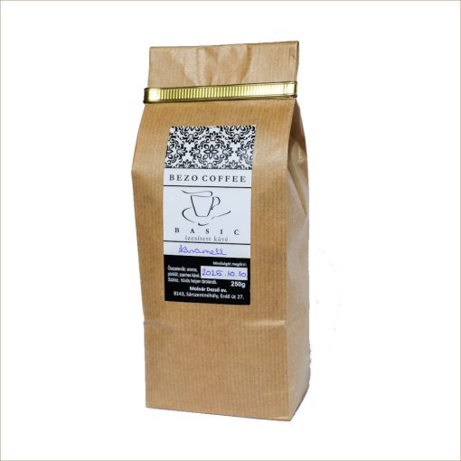 BEZO karamell 250g  Szemes/Őrölt kávé